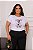 T-SHIRT PLUS SIZE MINNIE MOUSE 1928 DTF BRANCO XG - Imagem 1