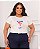 T-SHIRT PLUS SIZE IT'S TIME DRINK DTF OFF WHITE XG - Imagem 1