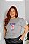 T-SHIRT PLUS SIZE IT'S TIME DRINK DTF CINZA XG - Imagem 1