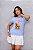 T-SHIRT URSO SUMMER SEASON DTF AZUL BEBÊ - Imagem 1