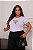 T-SHIRT PLUS SIZE PRADA DTF BRANCO XG - Imagem 1