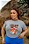 T-SHIRT PLUS SIZE CHICAGO LOONEY TUNES DTF CINZA XG - Imagem 1