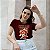 T-SHIRT CHICAGO LOONEY TUNES DTF MARSALA - Imagem 1