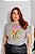 T-SHIRT PLUS SIZE ARARA TROPICAL DTF CINZA XG - Imagem 1