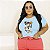 T-SHIRT PLUS SIZE PERNALONGA E PATOLINO DTF AZUL BEBÊ XG - Imagem 1