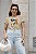 T-SHIRT PERNALONGA E PATOLINO DTF BEGE - Imagem 1