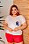 T-SHIRT PLUS SIZE TEDIO DIVERTIDAMENTE DTF OFF WHITE XG - Imagem 2