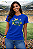 T-SHIRT BRASIL TROPICAL DTF AZUL ROYAL - Imagem 1