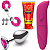 Lubrificante Intimo+ Algema Fetiche+vibrador+plug Anal M 4 Itens - Imagem 1