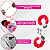 Kit Algema Pelucia + Venda + Egg Masturbador Clicker - Sex Shop - Imagem 3