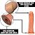 Pênis Dildo Consolo Pinto 18cm Maciço Realístico De Borracha - Imagem 4