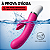 Vibrador Ponto G e Clitóris com 30 Velocidades de Vibração Sexy Import Pretty Love Bert - Imagem 4