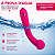 Vibrador Cogumelo Com 20 Modos De Vibração Intt - Imagem 6