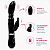 Vibrador Ponto G Com 8 Vibrações E Estimulador Clitoriano - Imagem 4