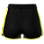 Short Beach Tennis Feminino Preto e Amarelo Fluor - Imagem 3