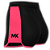 Short Beach Tennis Feminino Preto e Pink Fluor - Imagem 2
