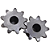 Engrenagem Simples ANSI 35 9Z - Imagem 1