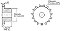 Engrenagem Simples ANSI 35 9Z - Imagem 3