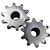 Engrenagem Simples ANSI 35 10Z - Imagem 1