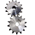 Engrenagem Simples ANSI 50 14Z - Imagem 1