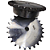 Engrenagem Simples ANSI 50 25Z - Imagem 1