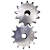 Engrenagem Simples ANSI 50 13Z - Imagem 1