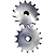 Engrenagem Simples ANSI 50 15Z - Imagem 1