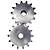 Engrenagem Simples ASA 60 14Z - Imagem 1