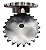 Engrenagem Simples ANSI 80 23Z - Imagem 3
