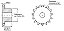 Engrenagem Simples ANSI 80 23Z - Imagem 4