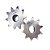 Engrenagem Simples Inox 304 ASA 40 10Z - Imagem 1