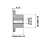 Engrenagem Simples Inox 304 ASA 40 10Z - Imagem 3