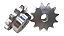 Engrenagem Simples Inox ASA 40 Z11 - Imagem 1