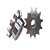 Engrenagem Simples Inox 304 ASA 40 12Z - Imagem 1