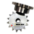 Engrenagem Simples Inox ASA 40 Z15 - Imagem 1