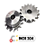 Engrenagem Simples Inox 304 ASA 40 16Z - Imagem 1