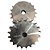 Engrenagem Simples Inox 304 ASA 60 20Z - Imagem 2