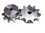 Engrenagem Simples Inox 304 ASA 80 11Z - Imagem 2