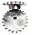 Engrenagem Simples Inox 304 ASA 80 23Z - Imagem 2