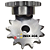 Engrenagem Simples Inox ASA 50 Z13 - Imagem 1