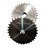 Engrenagem Simples DIN 08B 32Z - Imagem 2