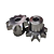 Engrenagem Simples Inox 304 ASA 50 09Z - Imagem 1