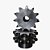 Engrenagem Dupla ANSI 80 Z11 SKF - Imagem 1
