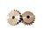 Engrenagem Dupla Inox 304 ASA 40 20Z - Imagem 2