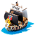 Spade Pirates Ship #12 (Model Kit) - Grand Ship Collection - Bandai - Imagem 2