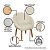 Poltrona Decorativa (Base Fixa) - Imagem 2