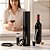Kit Vinho - 02 Taças de Cristal + Abridor Automático USB - Imagem 3