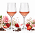 Kit Vinho Rosé com 2 Taças de Cristal e Acessórios Caixa Presente Elegante - Imagem 3