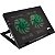 Cooler para Notebook Warrior Power Gamer LED Verde Luminoso - AC267 - Imagem 1