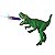 Lançador Dino Attack Verde - Multikids Multilaser - BR102 - Imagem 1